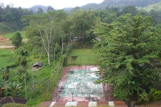 Garden of the Toraja Heritage Hotel in Indonesia