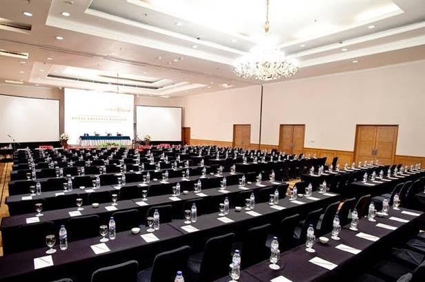 Conference room of the Imperial Aryaduta Resort in Ujung Pandang in Indonesia