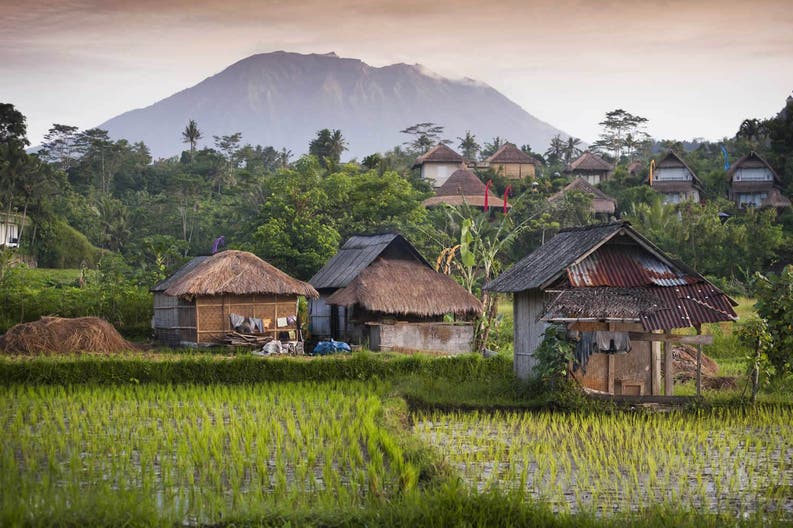 Indonesia Bali villaggio