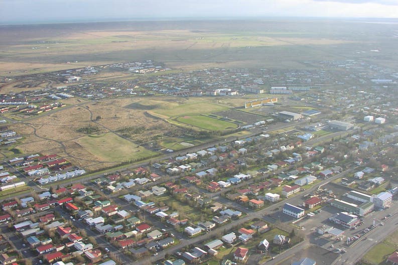 Islanda Selfoss veduta