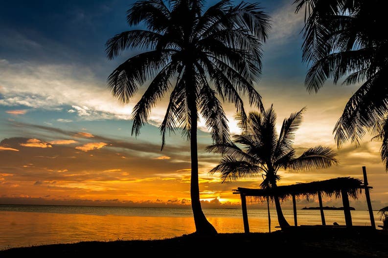 Cook Islands sunset