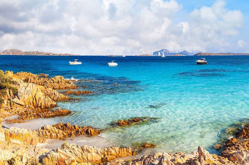 Italy Sardinia Cagliari sea