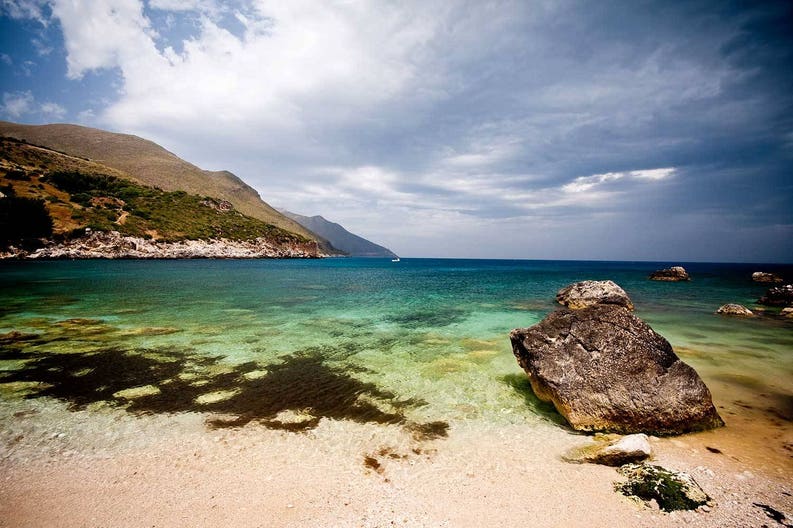 Sea of Zingaro Nature Reserve in Italy