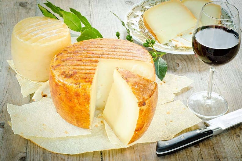 Pecorino cheese coming from Sardinia