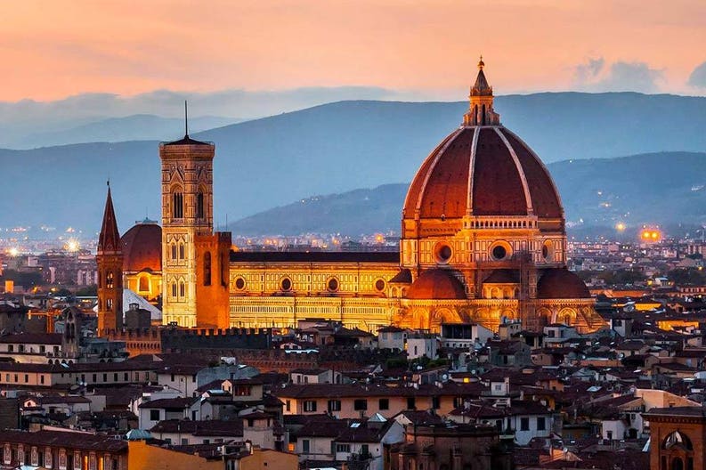 Cathedral of Florence in Italy