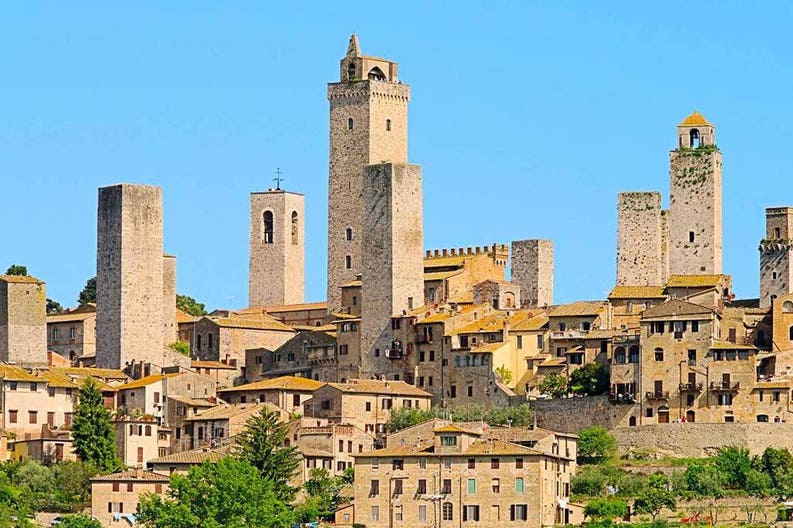 City of San Gimignano in Italy