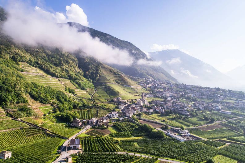 Valtellina village