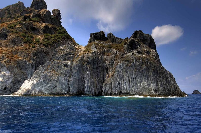 Scogli alle isole Pontine Scogli e mare alle isole Pontine