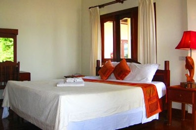 Camera da letto del Senesothxenune a Don Khong nel Laos