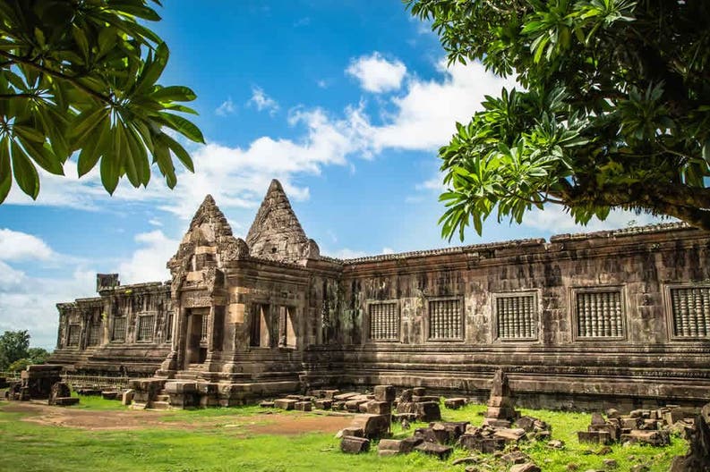 Vat Phou Temple in Champasak in Laos