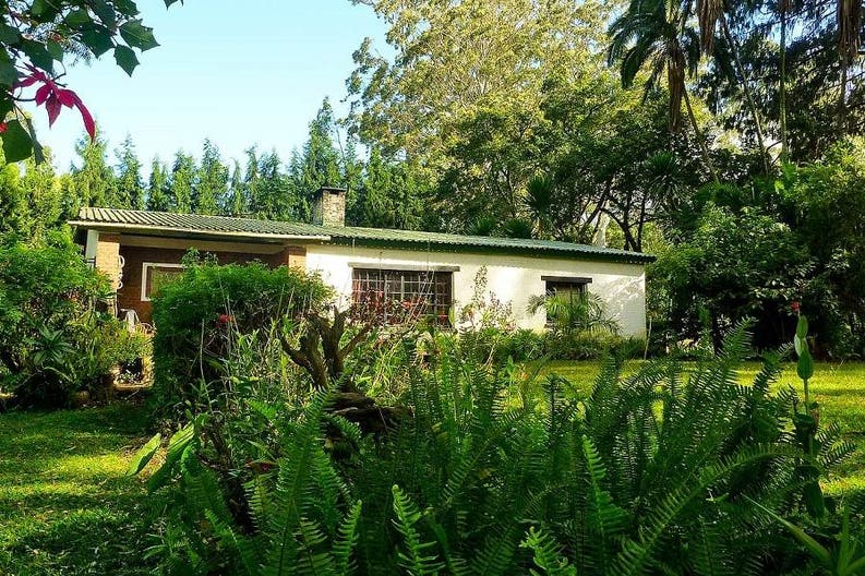 External view of Lujeri Lodge on Mulanje Mountains in Malawi