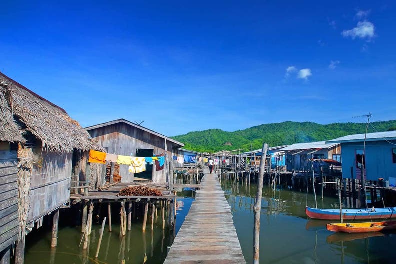 Malaysia water village
