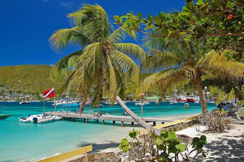 Caraibi Piccole Antille Bequia Spiaggia La spiaggia di Bequia ai Caraibi