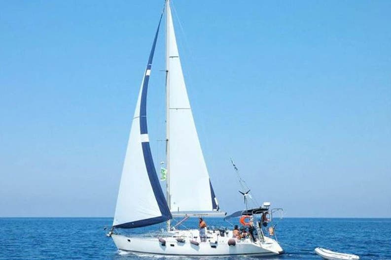 Vista della barca a vela Feeling 486