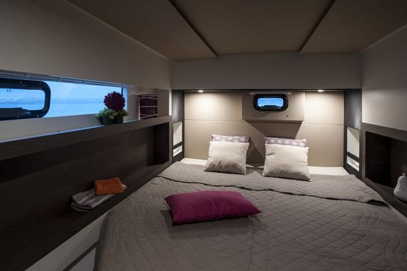 Double bed of the Nautitech 40 / 2014