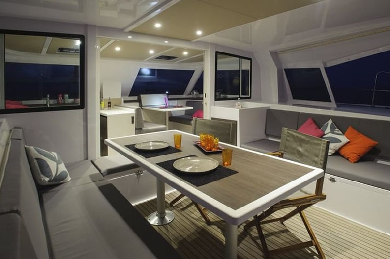 Interior of the Nautitech 40 / 2014