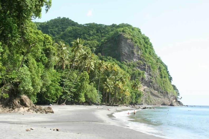 Coastline in Martinique