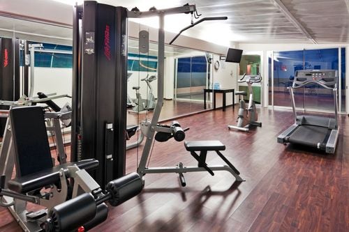Gym of the Holiday Inn Campeche in Mexico