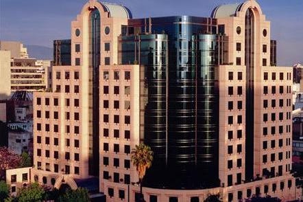 External view of the complex of the Marquis Reforma Hotel in Mexico City