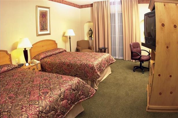 Bedroom of the Holiday Inn Express Guanajuato in Mexico