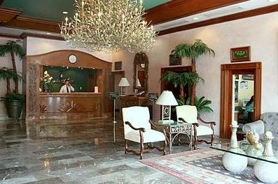 Lobby of the Hotel Santa Anita in Los Mochis in Mexico