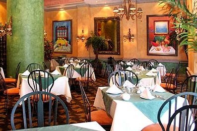 Restaurant of the Hotel Santa Anita in Los Mochis in Mexico