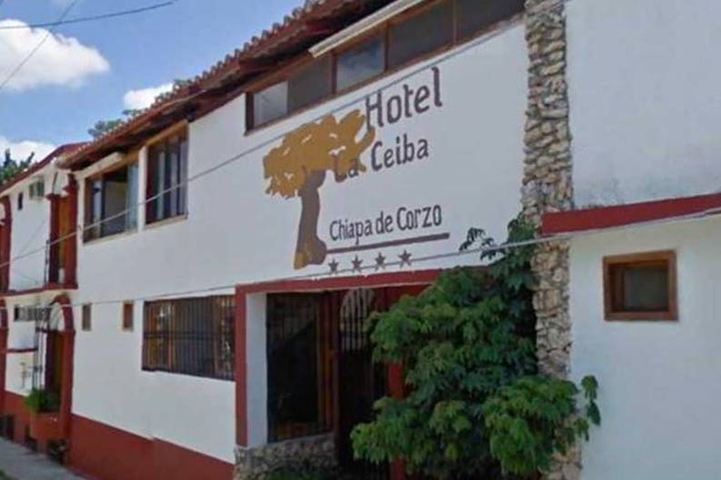 External view of la Ceiba Hotel in Mexico