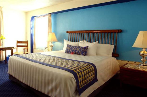 Camera da letto dell'Emporio Zacatecas in Messico