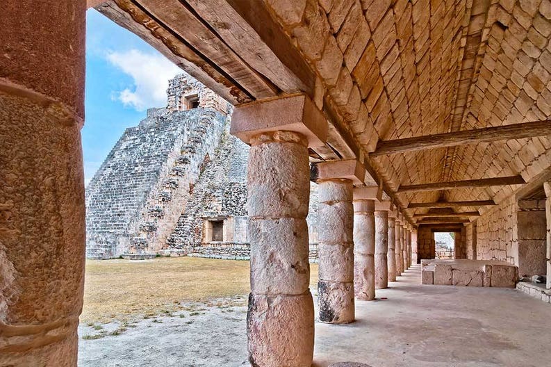 Mexico Mayan pyramid