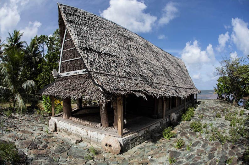 Micronesia casa tradizionale
