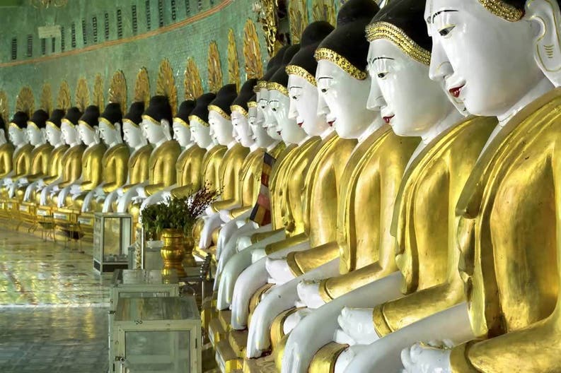 Myanmar Mandalay Buddhas