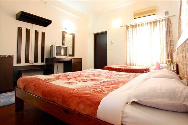 Camera da letto del Chitwan Adventure Resort in Nepal