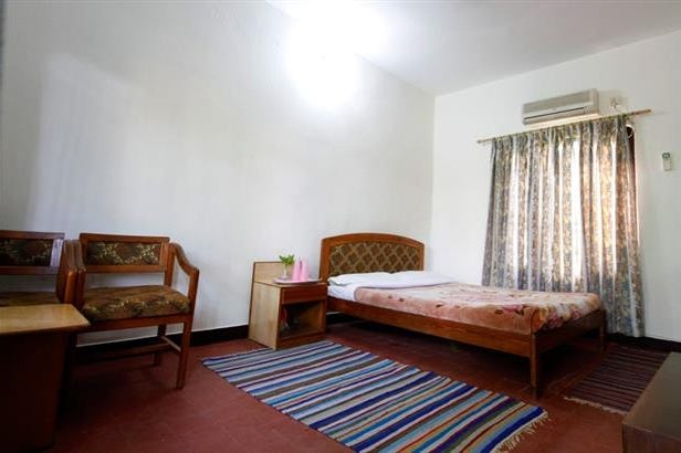 Camera da letto del Chitwan Adventure Resort in Nepal