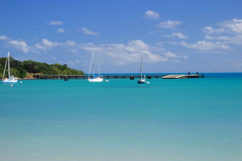 Nuova Caledonia Kuto catamarani Catamarani a Kuto in Nuova Caledonia