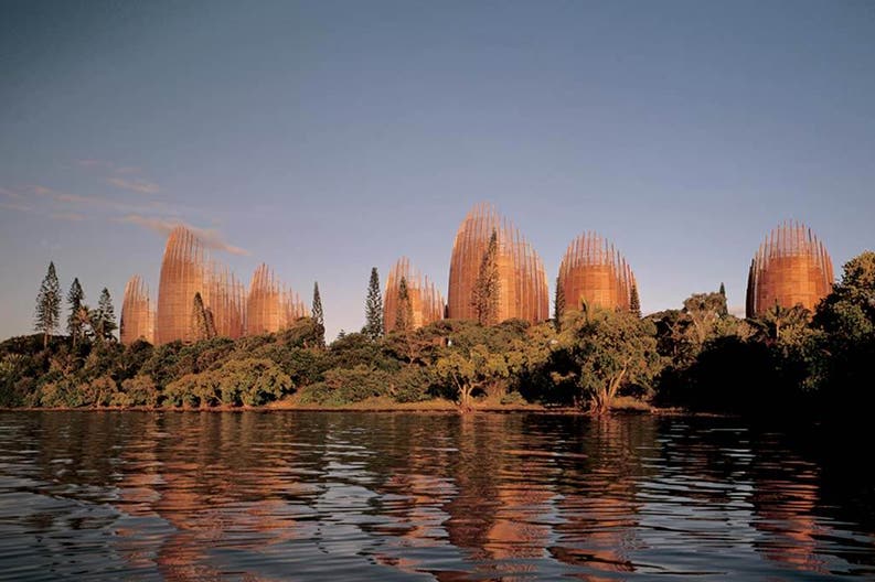 New Caledonia Jean Marie Tijibaou Cultural Centre Jean Marie Tijibaou Cultural Centre designed by Renzo Piano in New Caledonia