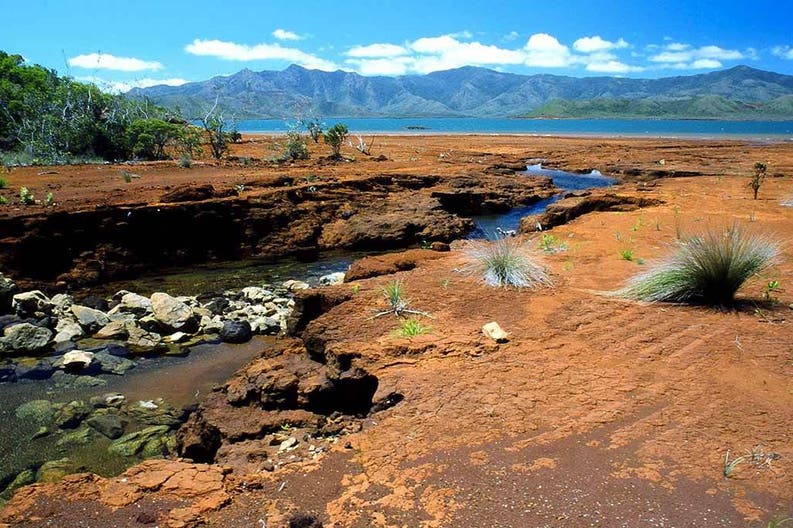 New Caledonia South Creek landscape Landscape of South Creek in New Caledonia