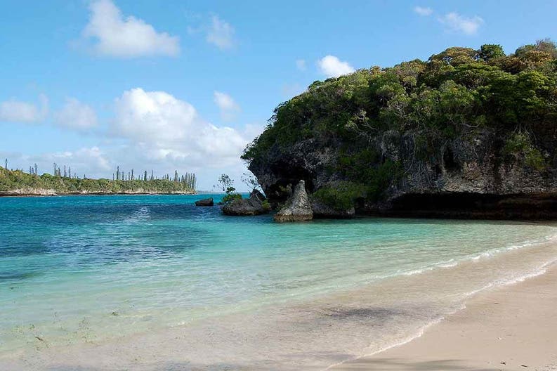 New Caledonia Isle of Pines view View of the Isle of Pines in New Caledonia