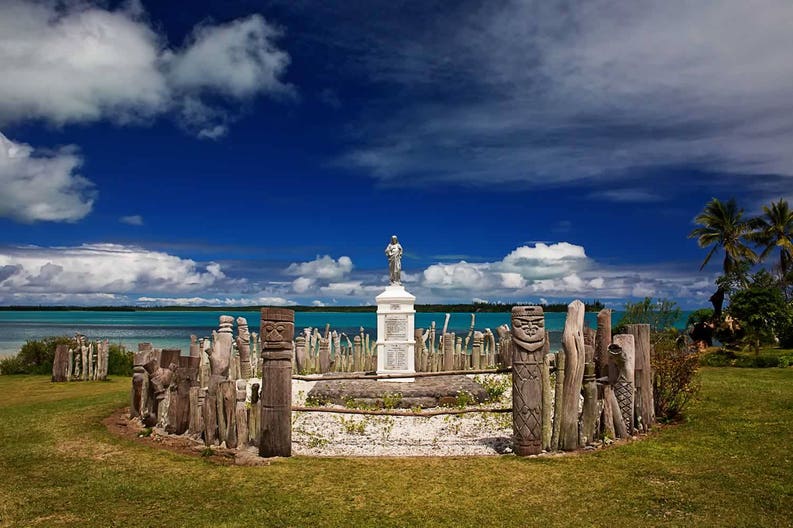 new-caledonia-a-memorial-to-european-missionaries-on-isle-of-pines
