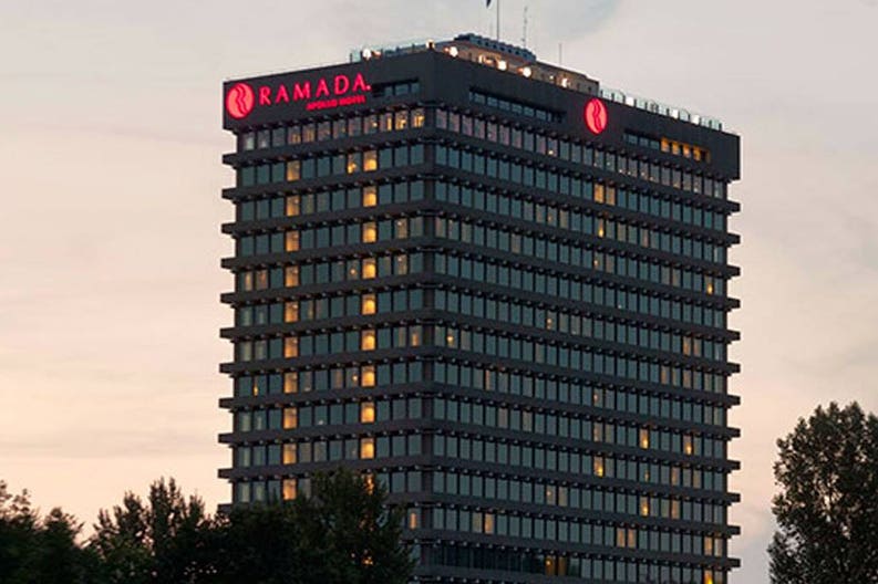 Vista esterna dell'hotel Ramanda Apollo ad Amsterdam nei Paesi Bassi