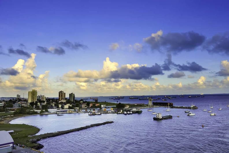 Vista panoramica di Panama