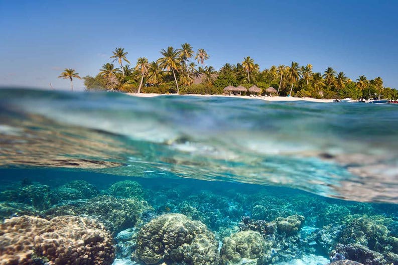 Polinesia francese spiaggia