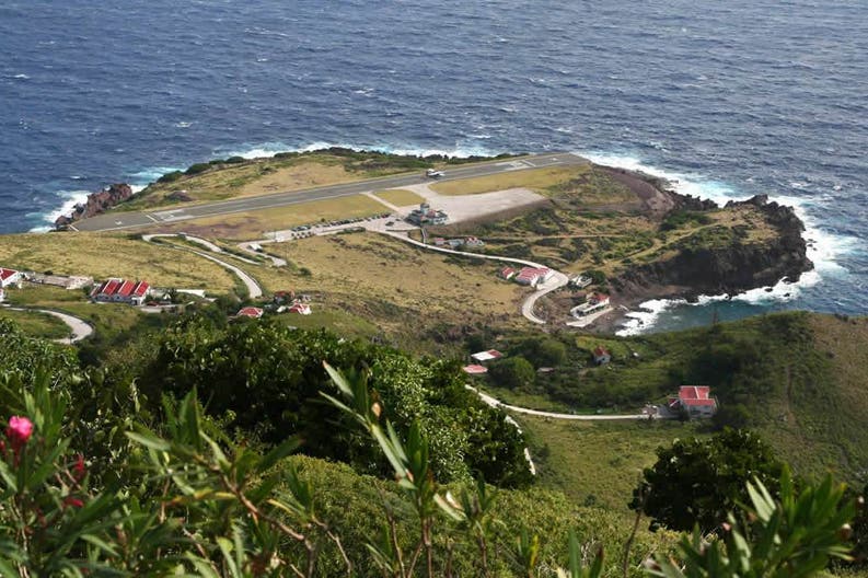 View from the Mount Scenery in Saba