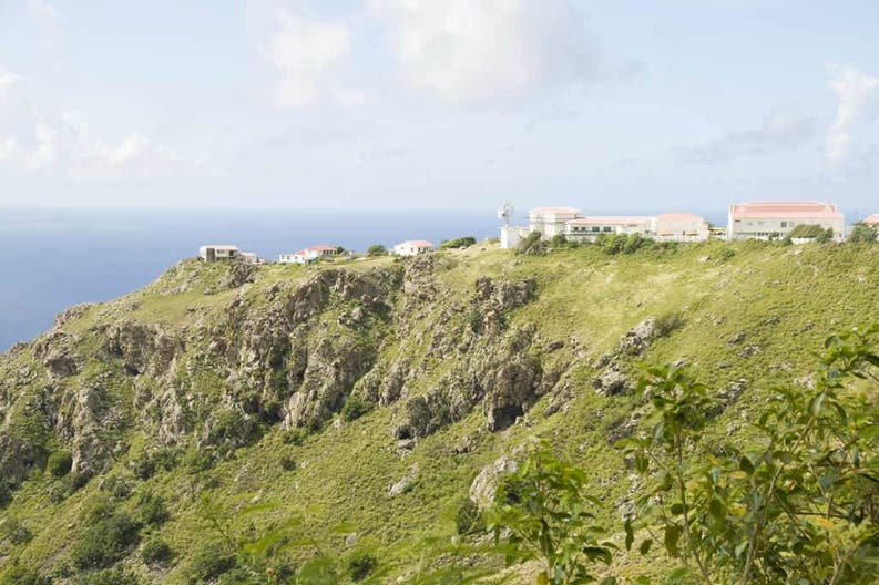 View from the Mount Scenery in Saba