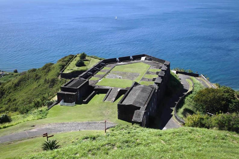 Saint Kitts and Nevis Brimstone Hill cannon