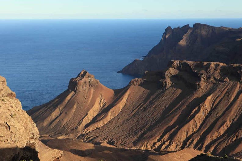 Saint Helena volcanic coasts