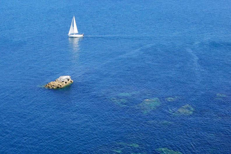 Saint Helena sailboat