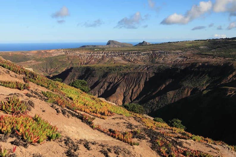 Saint Helena volcanic terrain