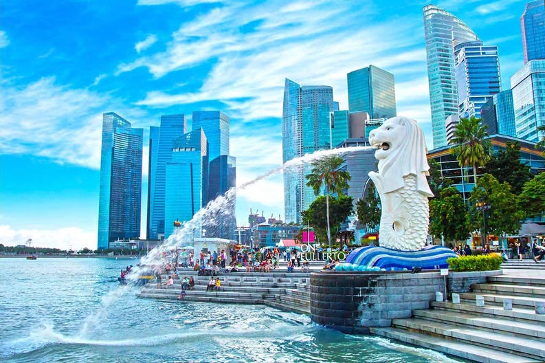 singapore-merlion-fountain