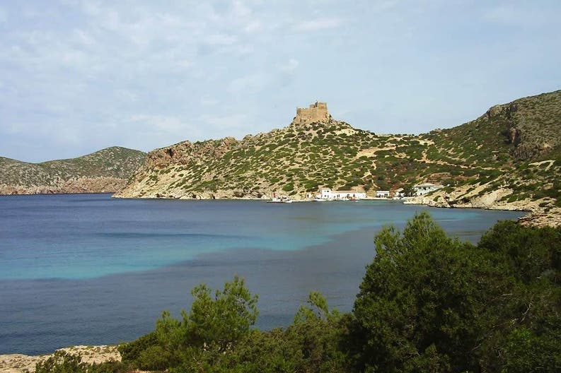 Spagna Cabrera mare Vista del mare dell'isola di Cabrera in Spagna