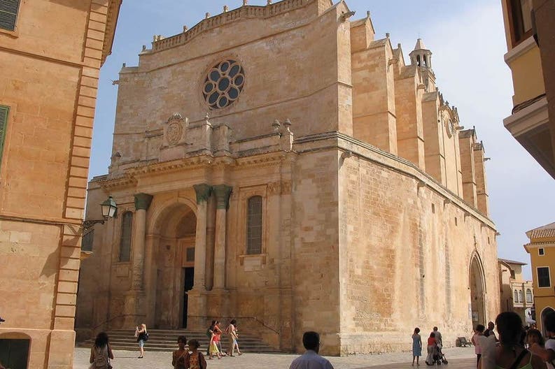Spagna Minorca chiesa Chiesa a Minorca in Spagna